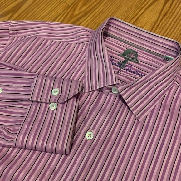 Men’s Robert Graham Striped Button Shirt size XL‎ - Picture 1 of 6